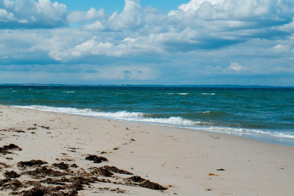 Küste einer dänischen Insel, beliebtes Ziel zum Heiraten in Dänemark